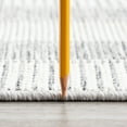 thumbnail image 3 of Bliss Rugs Bailey Transitional 2' x 7' Gray and White Indoor Outdoor Area Rug, 3 of 8