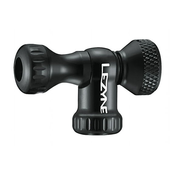 Lezyne Control Drive CO2 Machined Slip Fit Head Only Black Schrader or Presta
