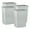 Smoke, variant on Superio Large Kitchen Trash Can 13 Gallon, 52 Qt Waste Bin for Kitchen, Garage, Indoor and Outdoor Trash Can, Black