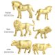 thumbnail image 1 of Juego de juguetes de animales de la selva, 12 piezas de figuras de animales de aprendizaje, juguetes de animales del bosque, modelo de figura de animal, características mejoradas, 1 of 9