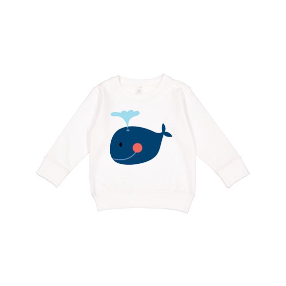 Inktastic Whale Cute Blue Toddler Sweatshirt
