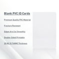 thumbnail image 2 of 500 Pack-Premium Blank PVC Cards, Lumanious CR80 30Mil (CR8030) Graphic Quality White Plastic Cards for Most Photo ID Badge Printers, 2 of 8