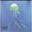 Yellow, variant on ITFABS Artificial Silicon Colorful Jellyfish Pendant, Aquarium Tank Decoration