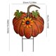 thumbnail image 3 of Metal Pumpkin Garden Stake Fall Decor Decorative Rustic Pumpkin Yard Stake Sign Yard Decor Outdoor Thanksgiving Yellow,A, 3 of 5