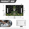 thumbnail image 7 of Whosucclay Lucky Hat Skull Pattern Comfort Golf Cart Seat Protector, with Storage Pockets Thick Golf Cart Protector for EZGO Club Car Yamaha, 52.36" x 32.28", 7 of 7