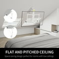 thumbnail image 4 of White Electric Motorized Flip Down Pitched Ceiling TV Mount, 32" to 70" Screen, 4 of 8