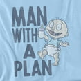 thumbnail image 2 of Rugrats T-Shirt Man With A Plan Unisex Graphic Tee for Men & Women, 2 of 7