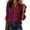 Wine, variant on Enjoytime Blouses for Women Collar Ruffle Long Sleeve Button Down Shirts Fall Casual Trendy Tops