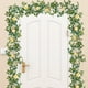 thumbnail image 5 of Ofertas Increíbles, Nueva decoración de pared de flores para bodas con flores y hojas de dinero de ratán encriptadas con hojas de eucalipto Simulación de ratán Producto de decoración navideña, 5 of 8