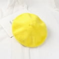 thumbnail image 2 of Outfmvch newsboy cap for men beret hats for women flat cap Autumn And Winter Hats Women's Versatile Trendy Artist Hats Knitted And Warm beret hats for women caps for women Yellow M, 2 of 4