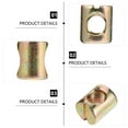 thumbnail image 4 of 55 Pcs Écrous en Forme de Croix pour Meubles Lits Chaises de Berceau, 4 of 8
