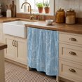 thumbnail image 3 of Blue Botanical Cabinet Curtains 35"W x 35"L, Vintage Floral Plants Branch Sink Skirt for Bathroom Vanity Kitchen Self Adhesive, Dust-Proof Privacy Curtain for Shelves Closet Laundry Room Pantry, 3 of 9