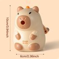 thumbnail image 3 of Fournitures de Rentrée Scolaire Décorations Manuelles Taille-Crayon en Forme de Capybara Taille-Crayon de Bureau Taille-Crayon de Table Fournitures Scolaires, 3 of 9