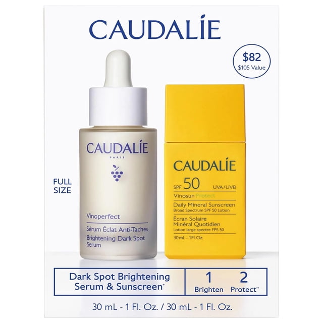 Set de cuidado de la piel Caudalie Vinoperfect Dark Spot Serum SPF 50