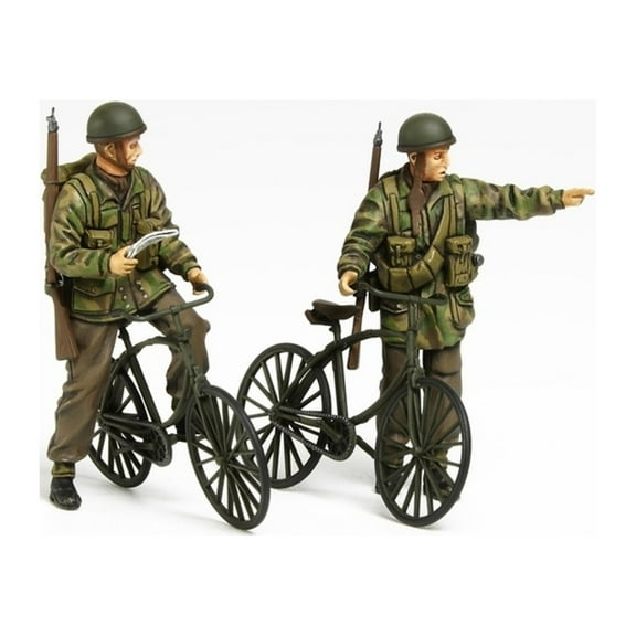 Tamiya Corporation British Paratroopers w/Bicycles New