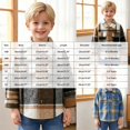 thumbnail image 3 of Boy Plaid Woolen Lapel Jacket Coat And Winter Plaid Shirt Coat Loose Shirt,Woolen Plaid Jacket 3-4 Years, 3 of 4