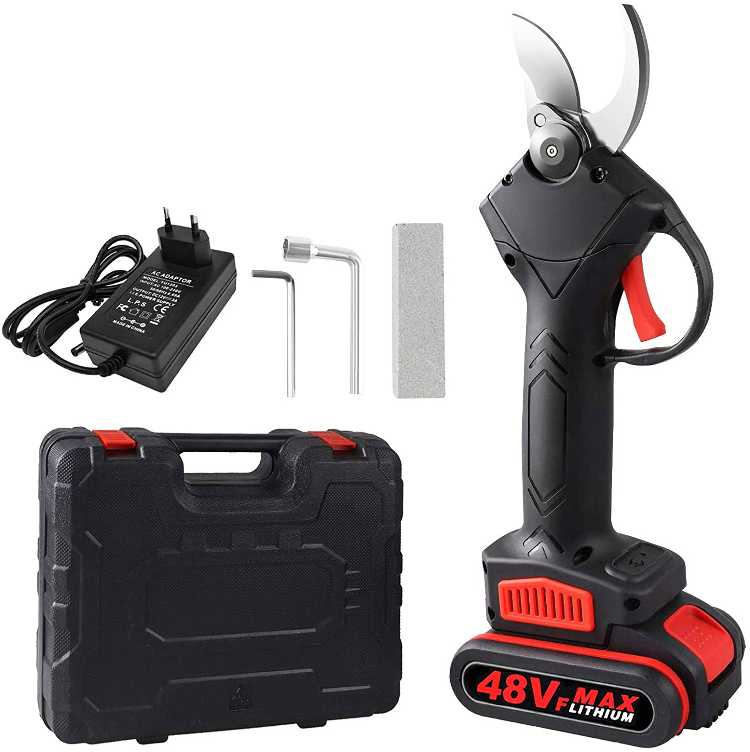 48VF Electric Pruner, Rechargeable Professional Cordless Electric