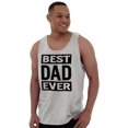 thumbnail image 3 of Cool Best Dad Ever Father's Day Mens Big & Tall Graphic Tank Top Brisco Brands 2X, 3 of 5