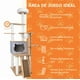 thumbnail image 2 of Mueble Rascador Para Gatos Poli Pets Savannah - Color Gris, 2 of 8