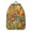 Olive-green, variant on Paisley Backpack for School College Gift, Boho Chic Durable Daypack with Laptop Sleeve, Multiple Organizer Pockets, Lightweight