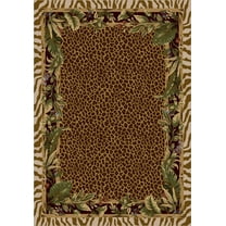 Milliken Signature Area Rug JUNGLE SAFARI PEARL MIST Jungle Safari Pearl Mist 7' 8" x 10' 9" Rectangle