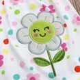 thumbnail image 4 of Fesfesfes Toddler Girls Vest Cute Baby Flower Printed Kids Dress Children Dot Striped Tees Dress T-Shirt Vest Under $10, 4 of 7