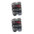 thumbnail image 1 of Guardoinrt Car Auto Audio Radio In Line Fuse Breaker Circuit For DC 12V Black 100A 2Set, 1 of 6