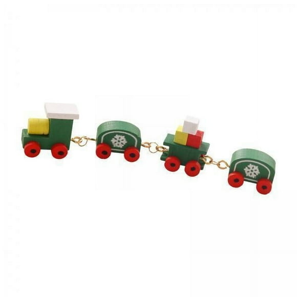 Lipstore 3x1/12 Dollhouse Mini Christmas Train for Building Model Train Railway Station green