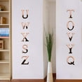 Federra 26 Letters DIY 3D Mirror Acrylic Wall Sticker Decals Home Decor