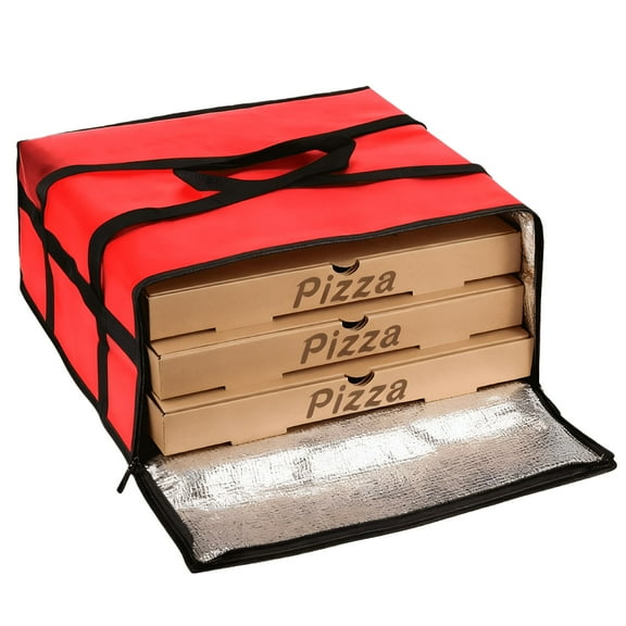 XIBUFE Insulated Pizza Carrier Bags,Large for Deliveries,20x20x6 inches
