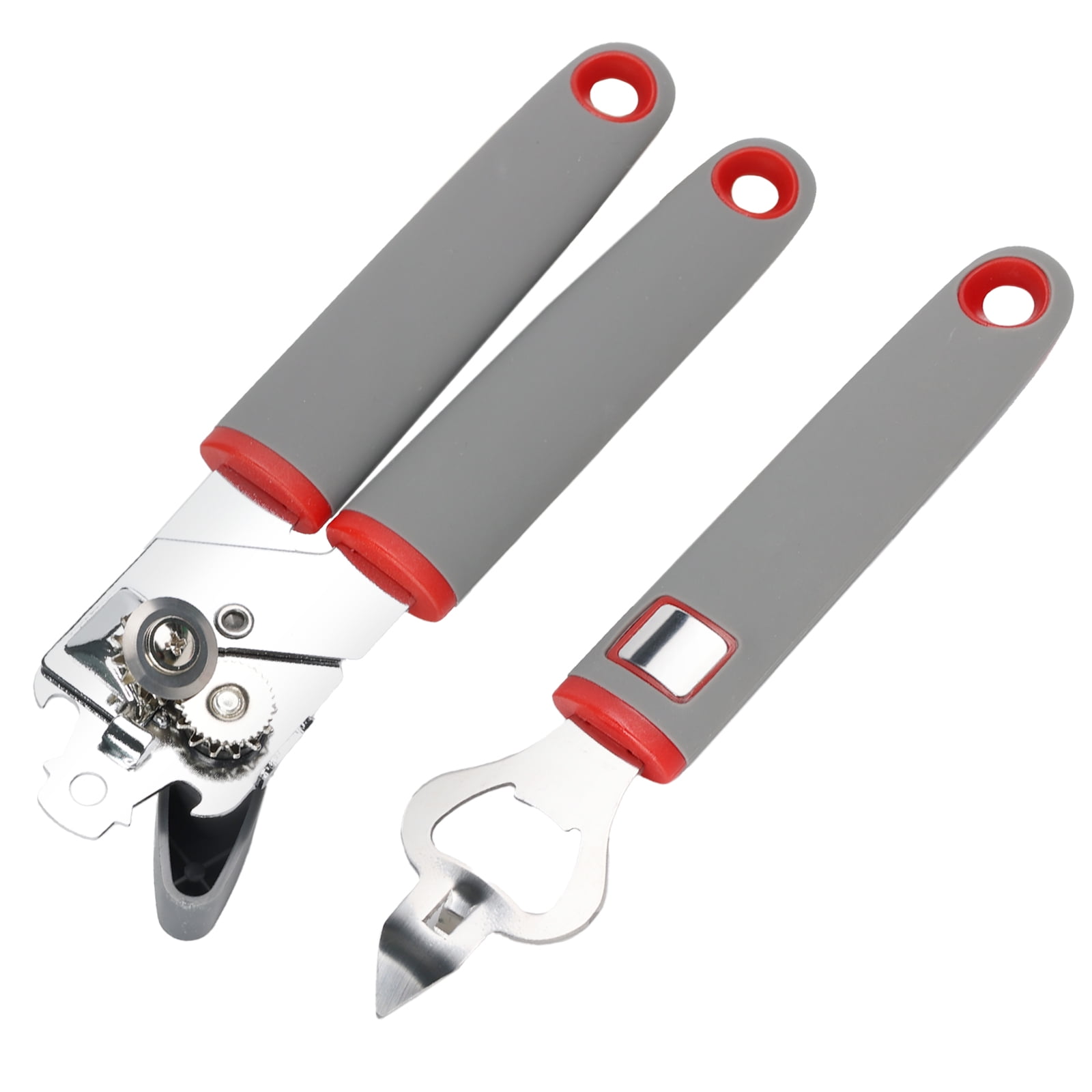 2pcs/set Silicone 5 In 1 Can Opener, Creative Two Tone Multi