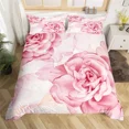 thumbnail image 4 of 2024 Rose Duvet Cover Set Romantic Rose Floral Bedding Set Microfiber Botanical Flowers Comforter Cover For Women Bedroom r, 4 of 7