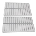 thumbnail image 1 of COOPHYA 2Pcs Light Grey Time Card Organizer Rack Plastic Holder for Office Warehouse Storage, 1 of 8