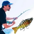 thumbnail image 1 of Artefact de Pêche Efficace Natation Design Réaliste Attire Poisson Poisson-Chat et Attractifs pour la Pêche en Eau Douce, 1 of 5