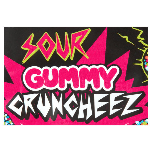 Rotten Sour Cruncheez Gummy Candy, 1.8 oz Bags (Pack of 6) – Tangy, Chewy Sour Candy with Crunchy Shell