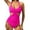 Hot Pink, variant on Baqcunre Swim Suits for Women 2024, Women Wrap Push Up One-Piece Swimsuit Bathing Suit Swimwear High Waist Monokini, One Piece Swimsuit Women, Bikini Sets for Women Black L