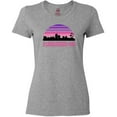 thumbnail image 3 of Inktastic Albuquerque New Mexico Retro Sunset Skyline Women's T-Shirt, 3 of 5