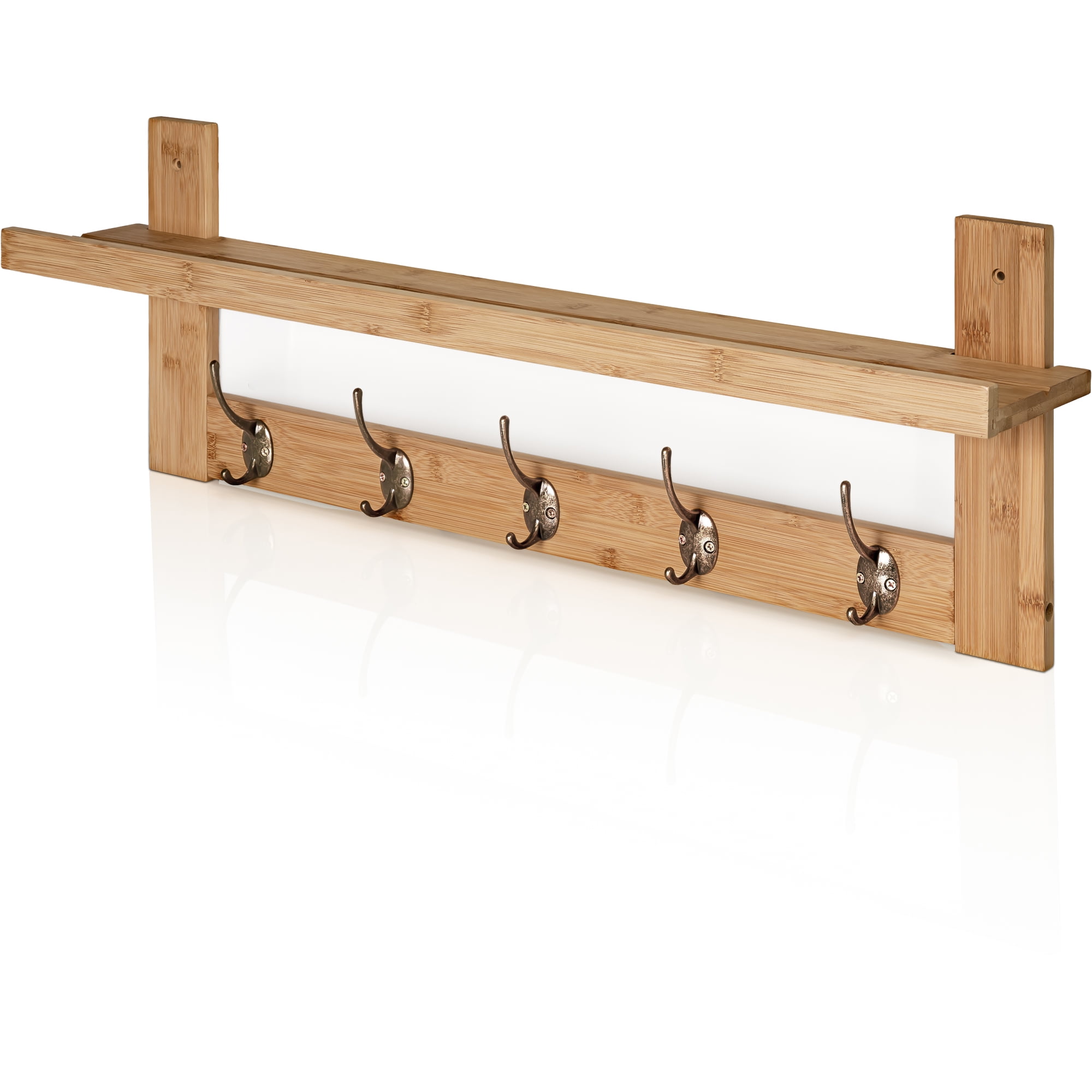 Prosumer's Choice Wall Mount Coat and Key Rack for Home or Office