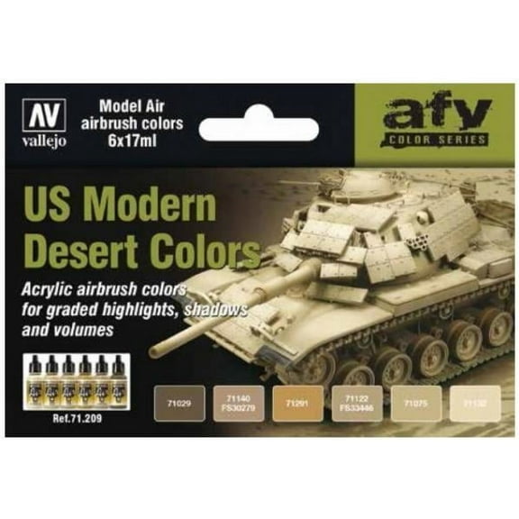 Vallejo Model Air Set - US Modern Desert Colors