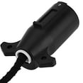 thumbnail image 4 of Plug Adapter Converter, Waterproof 7 To 4 Pin Black Trailer Plug Adapter  Electrical Conductivity Plastic  For Car Accessory, 4 of 8