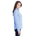 thumbnail image 3 of Artisan Collection by Reprime RP320 Ladies Microcheck Gingham Long-Sleeve Cotton Shirt, 3 of 3