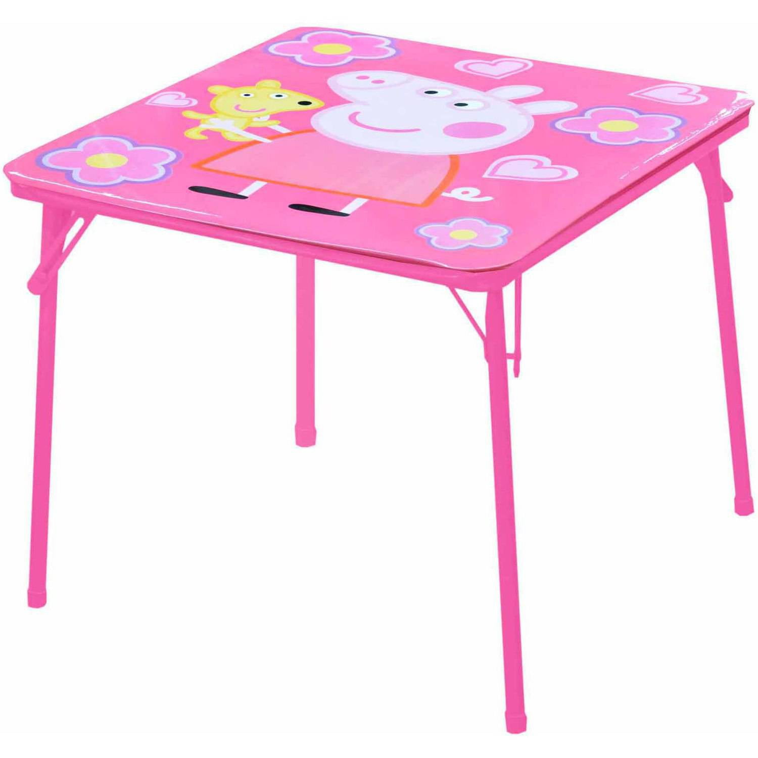 childrens table and chairs peppa pig