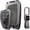 Gray-short Keychain, variant on Key Fob Cover Compatible with Chevrolet Silverado Traverse Equinox GMC Sierra 1500 2500HD 2021-2025 Leather/Zinc Alloy 5 Button Keychain Case Holder Protector,Gray-long Keychain