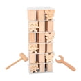 thumbnail image 1 of Juego de Apilamiento de Madera, Bloques de Construcción, Juego de Bloques de Caída para Aprendizaje Temprano, Juegos de Mesa para Reuniones de Fiestas, 1 of 9