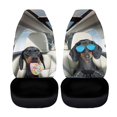 thumbnail image 4 of HUISEFOR Funny Dachshund Car Front Seat Covers Breathable Soft Car Seat Covers Front Seats Only Easy to Installation Universal Size Fit for Most Cars SUV, 4 of 7