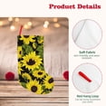 thumbnail image 4 of Uemuo Sunflowers In Vintage Print Christmas Stockings, 18inch Xmas Hanging Stocking Decorations for Christmas Party Family Decor, 4 of 7