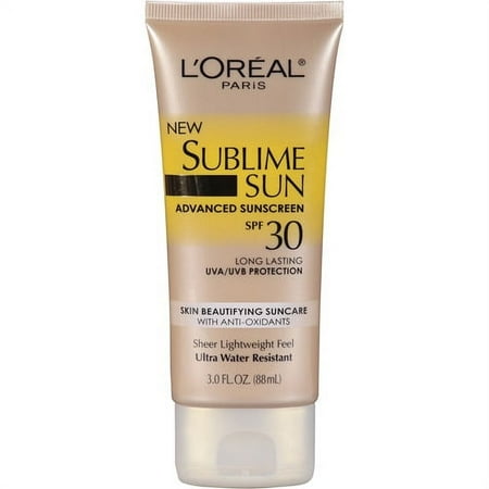 L'Oreal Paris Sublime Sun - Body Lotion Spf 30, 3 Oz