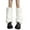 White, variant on Faux Fur Leg Warmers Black Fluffy Boot Covers for Festivals, Raves, Costumes, and Winter Fashion