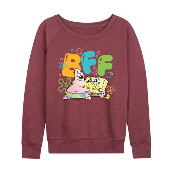 Spongebob Squarepants - Bff Patrick - Women's French Terry Long Sleeve Shirt
