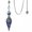 Lapis Lazuli, variant on 10PCS Natural Reiki Chakra Quartz Pendulum Healing Chips Stone Chain Pendants-Amethyst
